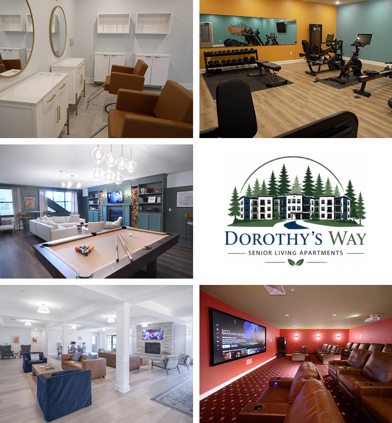 Dorothy's Way amenities collage